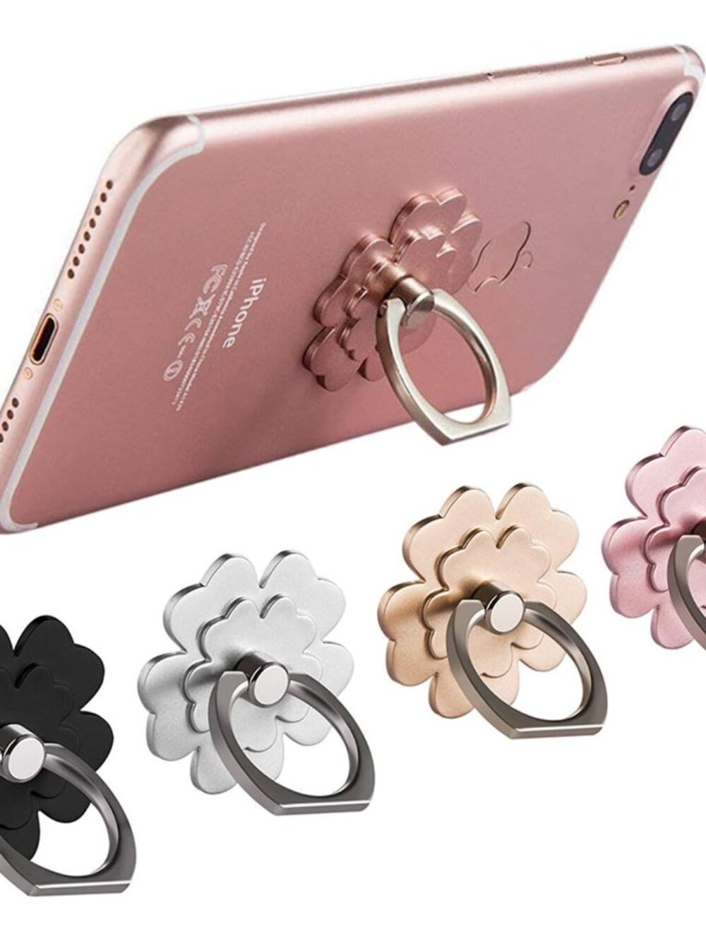 Phone Ring Holder, 4 Pack Cell Phone Grip Stand for Phone & Case